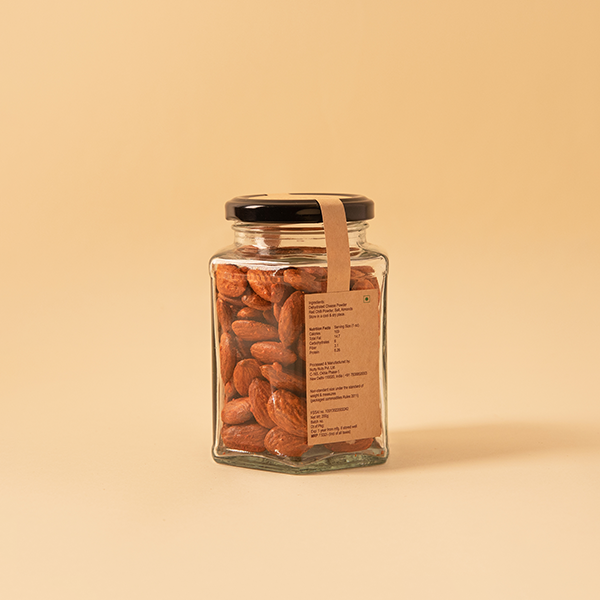 Cheese and Chilli Almonds roasted and delicately flavoured