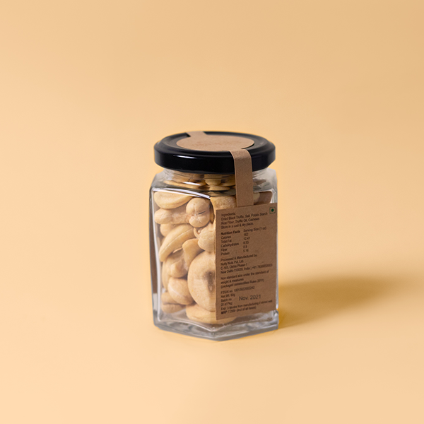 Truffle Cashews flavoured with truffle powder and salt 90 gm