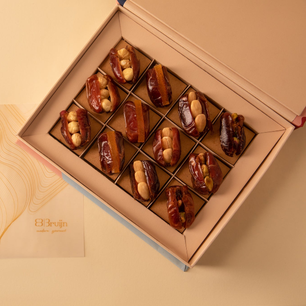 dual box 12 pieces dates assorted gifting 