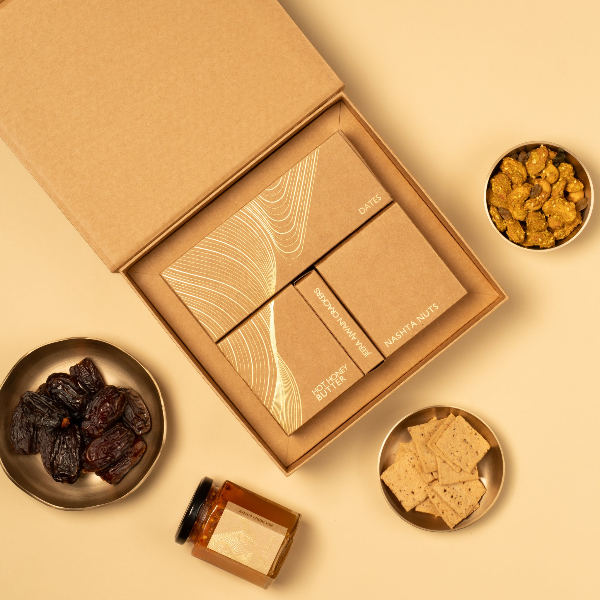Regional Delicacies | Rajasthan | Gifting/Specials | Medjool dates | Hot honey butter | Spiced Nashta Nuts | Jeera Ajwain crackers