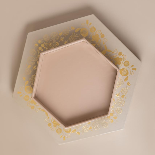 Hexagon Tray small and large