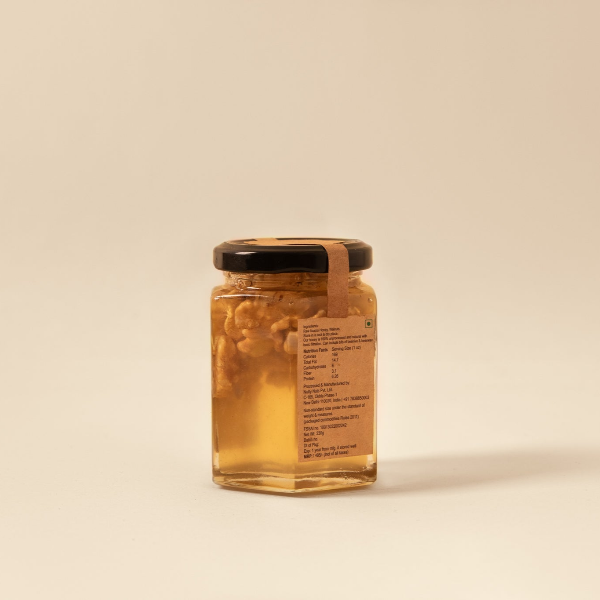 Raw Acacia Honey and Walnuts