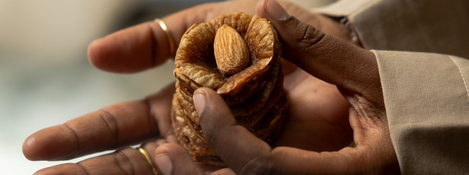 almonds stuffed in Afghan fig