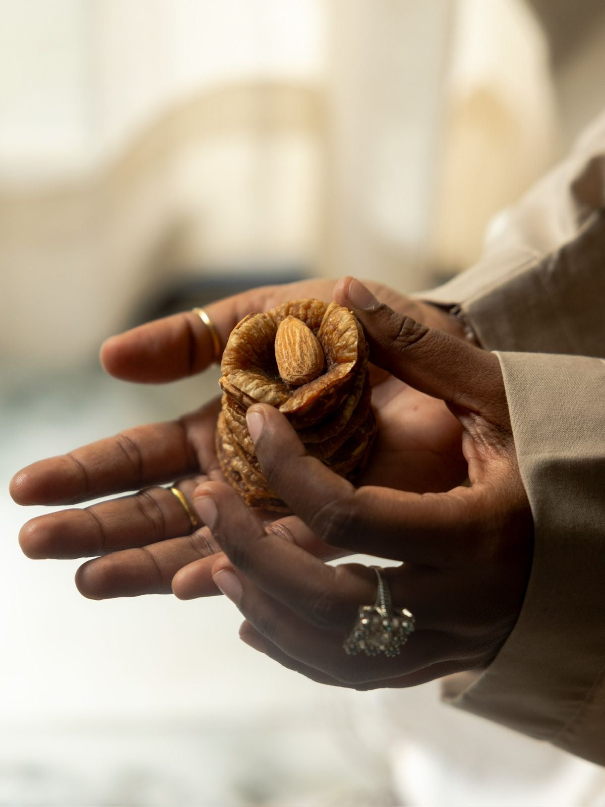 Almonds stuffed in Afghan fig