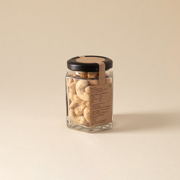 savoury, Indian cashews flavoured with white pepper and crushed rosemary sprigs.