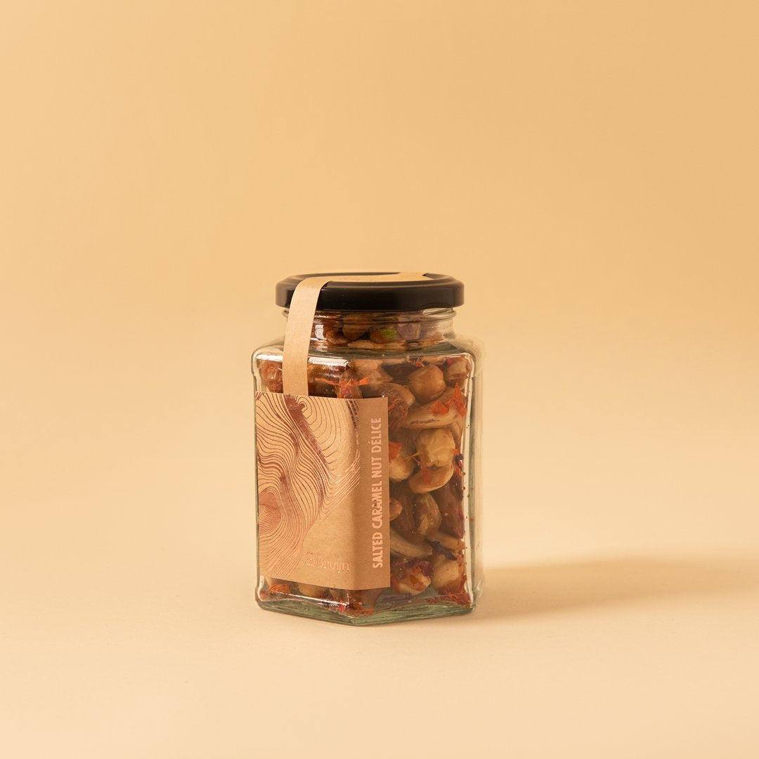 Salted Caramel Nut Délice in 200g jars